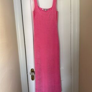 GREY LAB Strapless Pink Dress